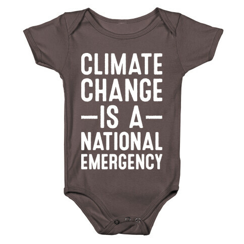 Climate Change is a National Emergency Baby One-Piece