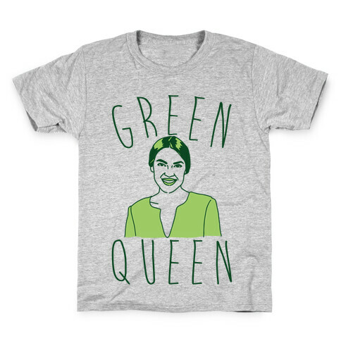 Green Queen AOC  Kids T-Shirt