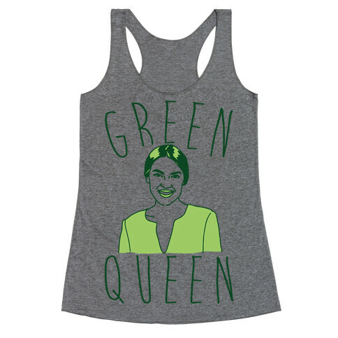 Green Queen AOC  Racerback Tank Top