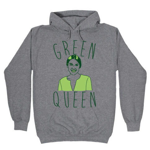 Green Queen AOC  Hooded Sweatshirt