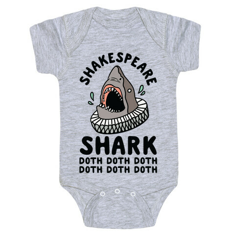 Shakespeare Shark Doth Doth Doth Baby One-Piece