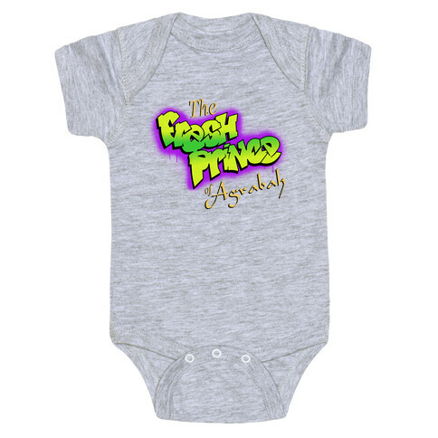 Fresh Prince of Agrabah 90s Parody Baby One-Piece
