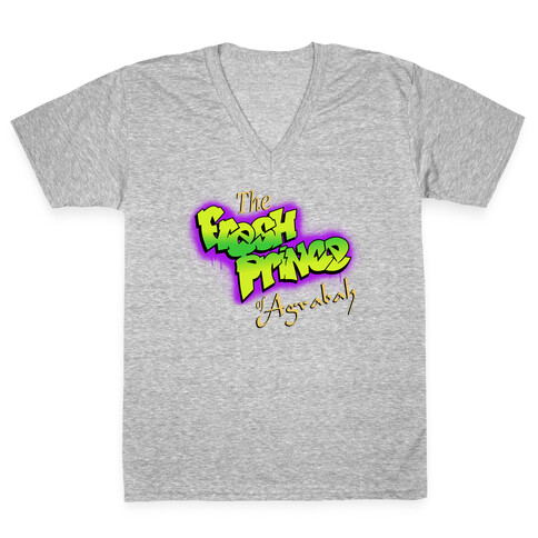 Fresh Prince of Agrabah 90s Parody V-Neck Tee Shirt