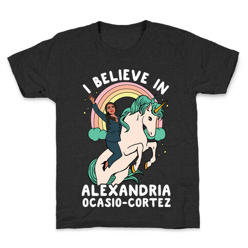 I Believe in Alexandria Ocasio-Cortez  Kids T-Shirt