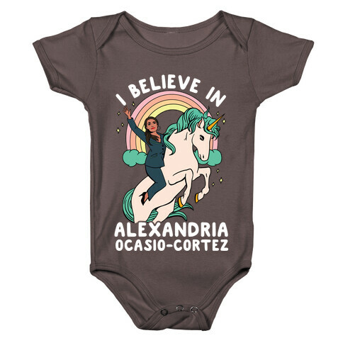 I Believe in Alexandria Ocasio-Cortez  Baby One-Piece