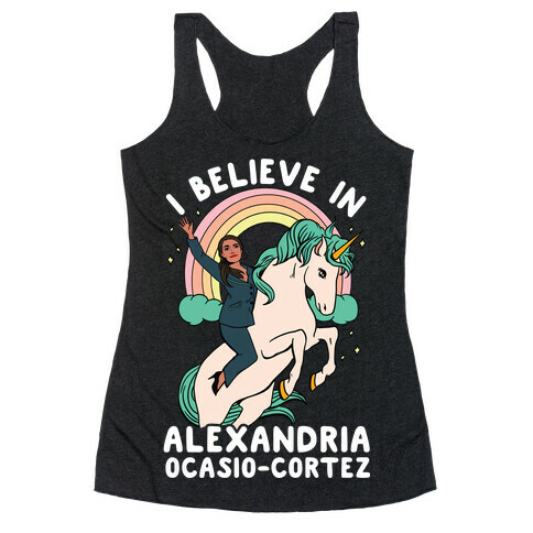 I Believe in Alexandria Ocasio-Cortez  Racerback Tank Top