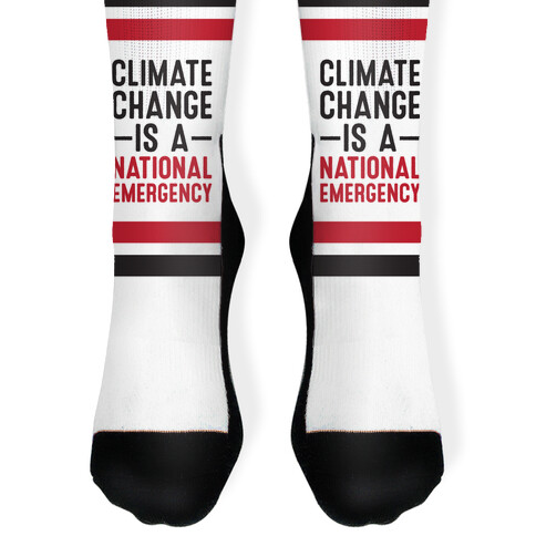 Climate Change is a National Emergency Sock