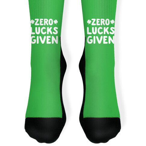 Zero Lucks Given Sock