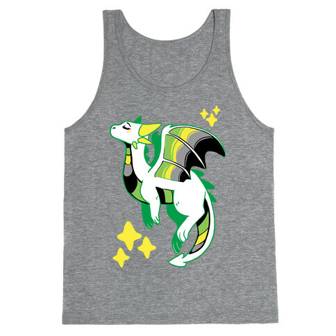 Aromantic Pride Dragon Tank Top