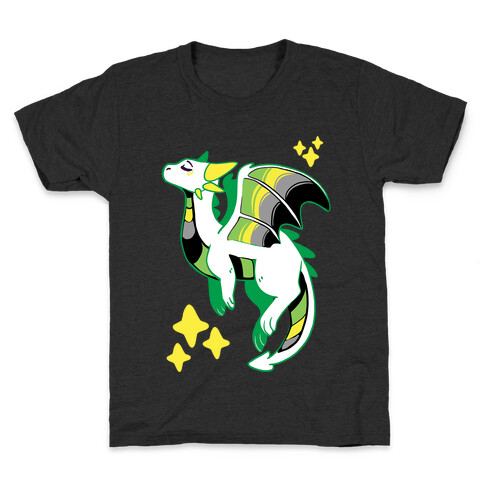 Aromantic Pride Dragon Kids T-Shirt