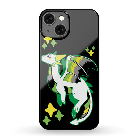 Aromantic Pride Dragon Phone Case