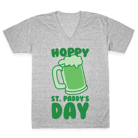 Hoppy St. Paddy's Day V-Neck Tee Shirt