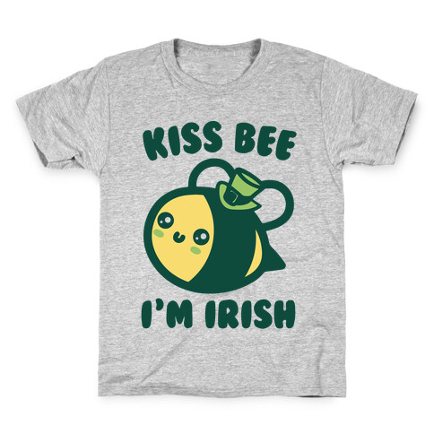 Kiss Bee I'm Irish Parody Kids T-Shirt