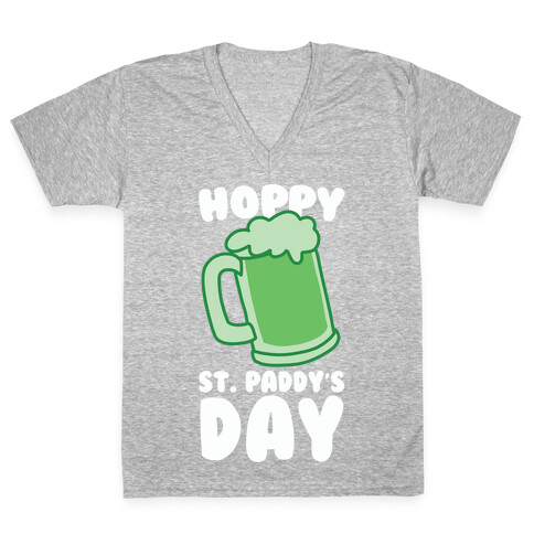 Hoppy St. Paddy's Day V-Neck Tee Shirt