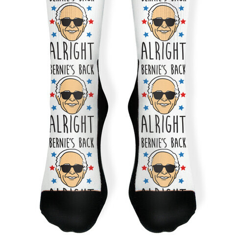 Bernie's Back Alright Sock