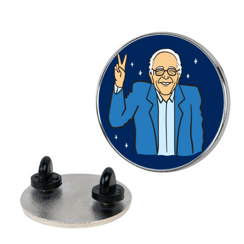 Bernie Peace Sign Pin