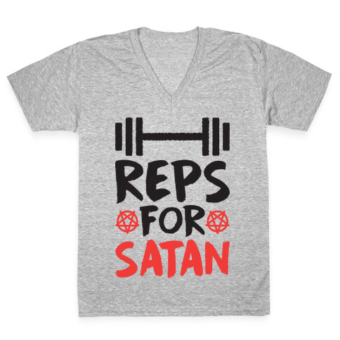 Reps For Satan V-Neck Tee Shirt