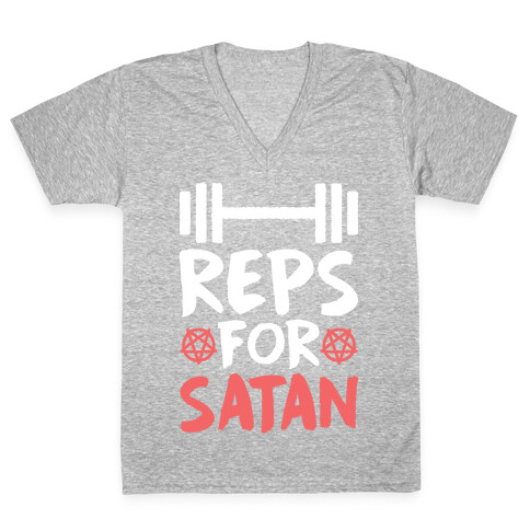 Reps For Satan V-Neck Tee Shirt