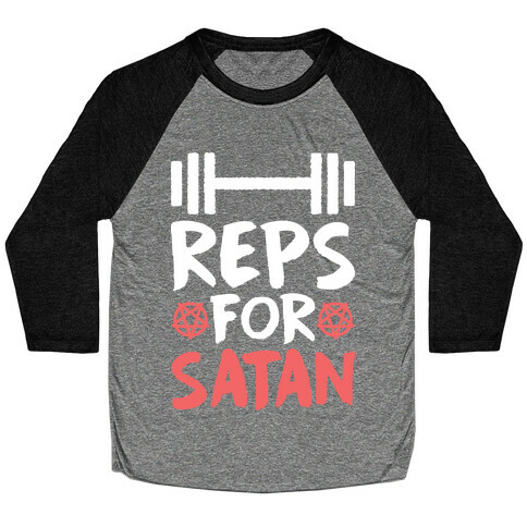 Reps For Satan Baseball Tee