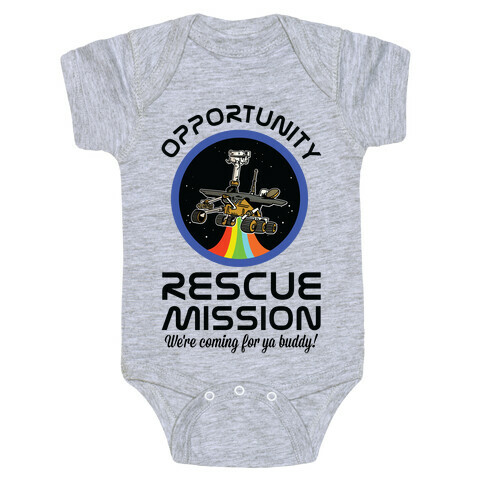 Opportunity Rescue Mission (Mars Rover) Baby One-Piece