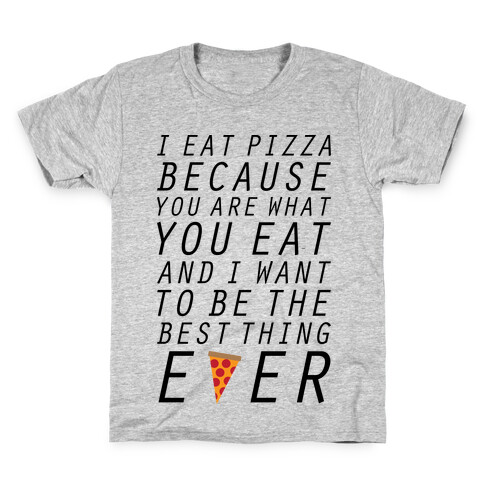 I Eat Pizza Kids T-Shirt