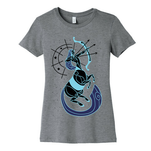 Stylized Sagittarius  Womens T-Shirt