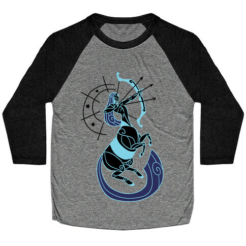 Stylized Sagittarius  Baseball Tee