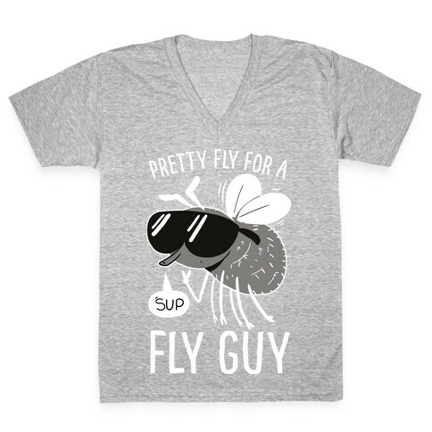 Pretty Fly for a Fly Guy V-Neck Tee Shirt