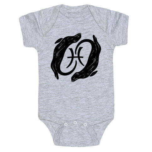 Otterly Emotional Pisces Baby One-Piece
