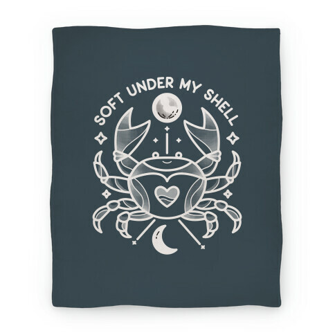 Soft Under My Shell - Cancer Crab Blanket