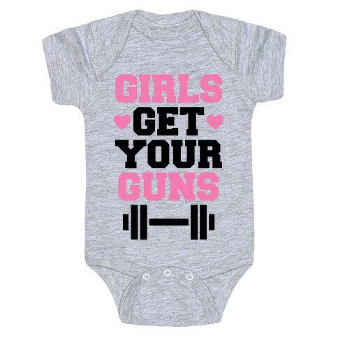 Girls Get Your Guns Baby One-Piece