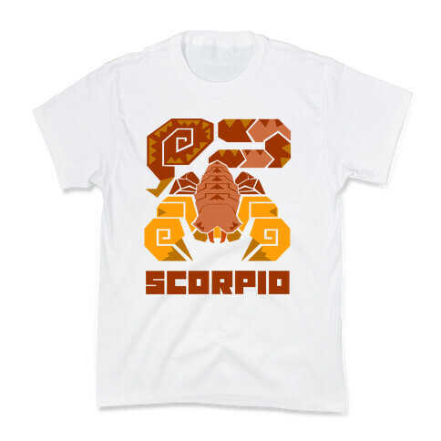 Monster Hunter Astrology Sign: Scorpio Kids T-Shirt