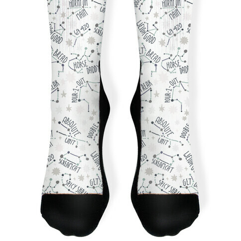 Asstrology Constellations Sock