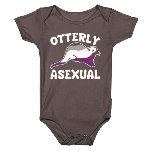 Otterly Asexual White Print Baby One-Piece