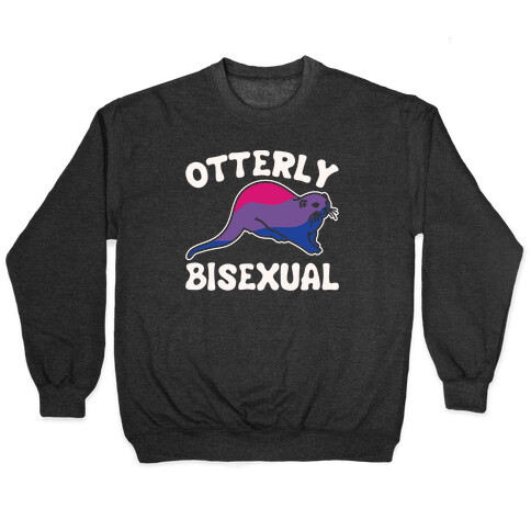 Otterly Bisexual White Print Pullover