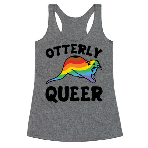 Otterly Queer Racerback Tank Top