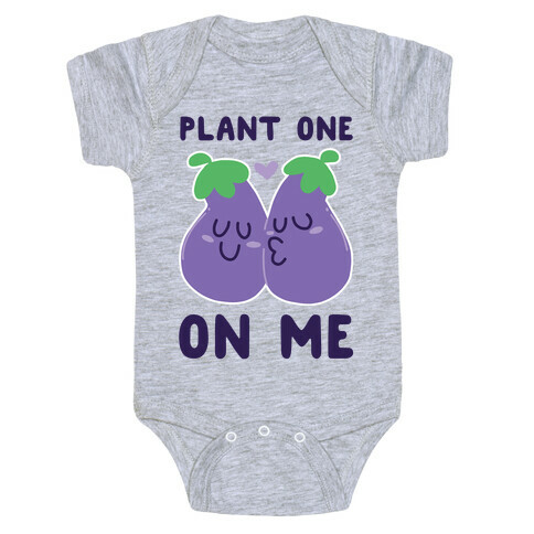 Plant One on Me - Eggplant Baby One-Piece