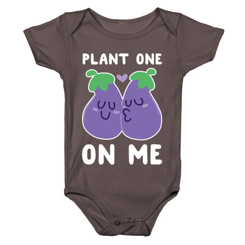 Plant One on Me - Eggplant Baby One-Piece