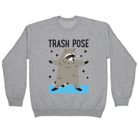 Trash Pose Raccoon Pullover