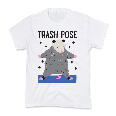 Trash Pose Opossum Kids T-Shirt