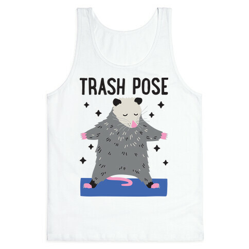 Trash Pose Opossum Tank Top