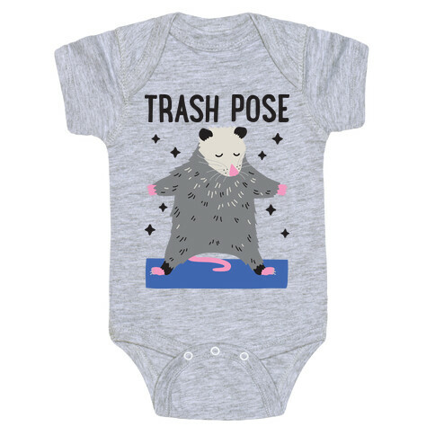 Trash Pose Opossum Baby One-Piece