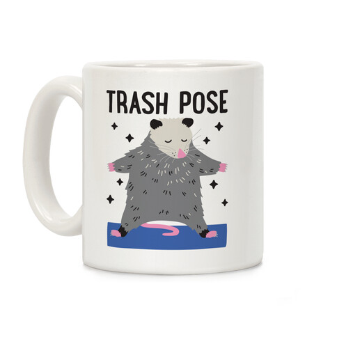 Trash Pose Opossum Coffee Mug