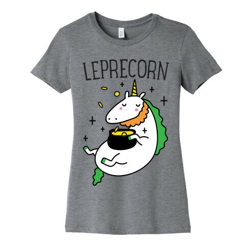 Leprecorn Unicorn Womens T-Shirt