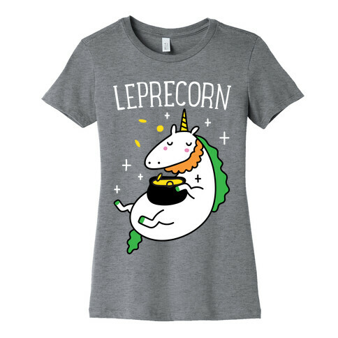 Leprecorn Unicorn Womens T-Shirt