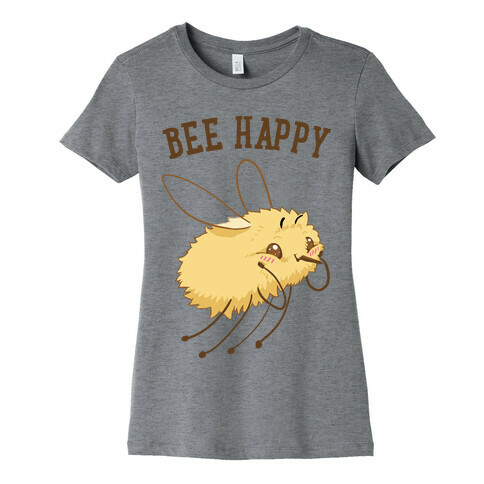 Bee Happy Womens T-Shirt