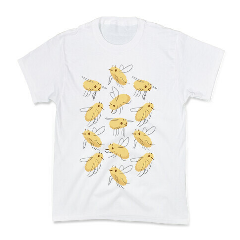 Bee Fly Pattern Kids T-Shirt