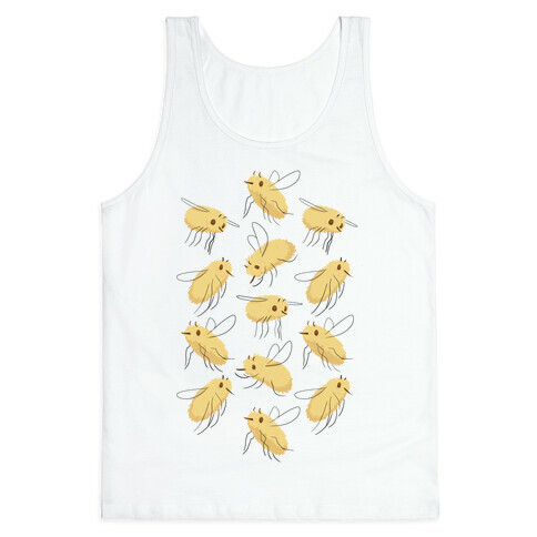 Bee Fly Pattern Tank Top