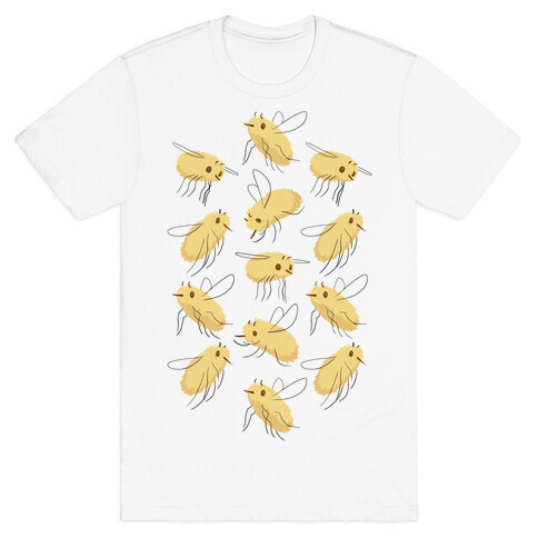 Bee Fly Pattern T-Shirt