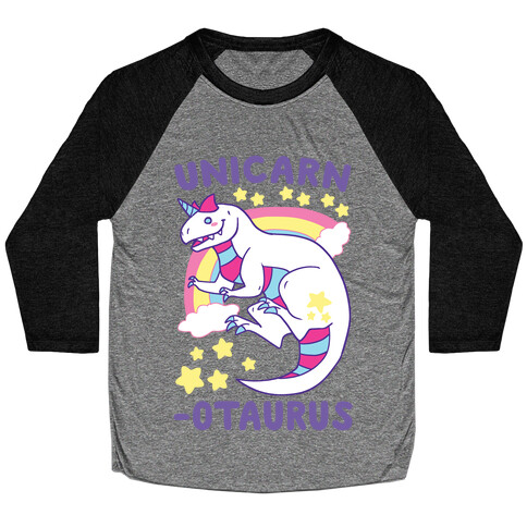 Unicarnotaurus - Unicorn Carnotaurus  Baseball Tee